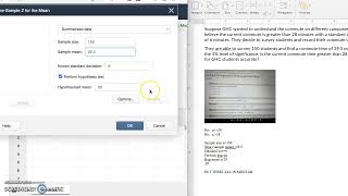ztest example in minitab