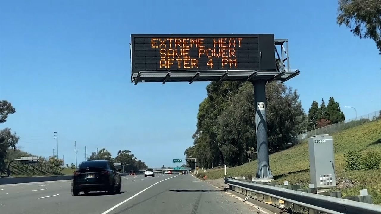 California heat wave strains electrical grid
