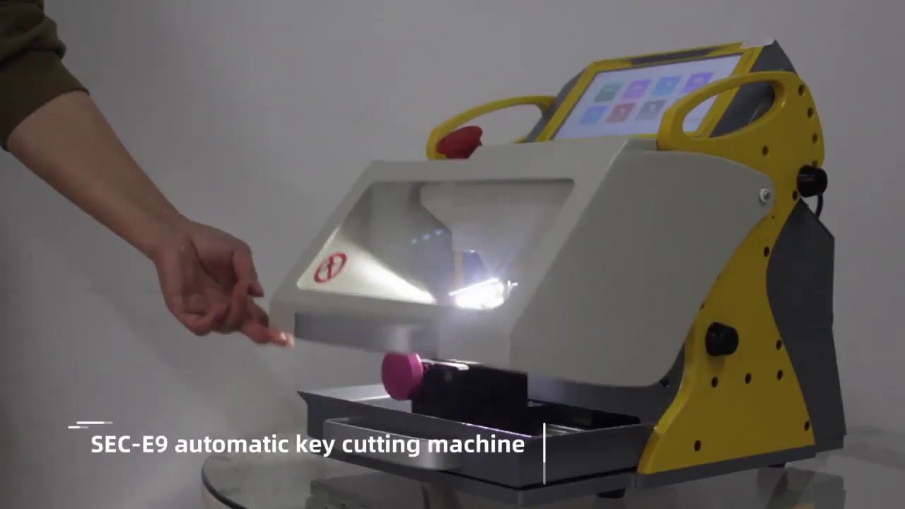 sec e9 key cutting machine introduction - YouTube