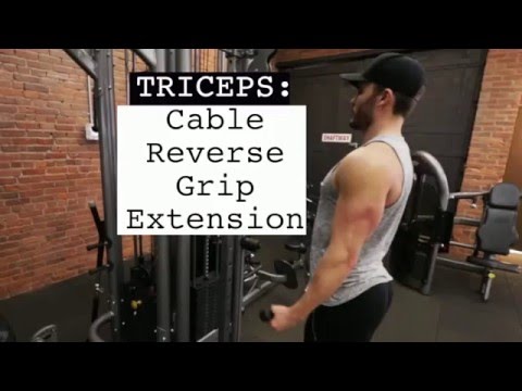 Triceps Cable Reverse Grip Extension
