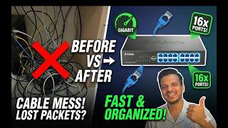 Why You Need A 16-Port Gigabyte Switch D-Link Unboxing