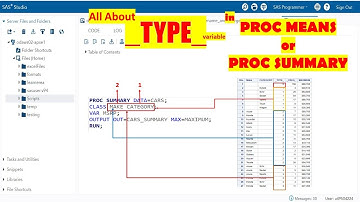 PROC SUMMARY - All About _TYPE_ Variable or Column in PROC MEANS or PROC SUMMARY Reports | Learnerea