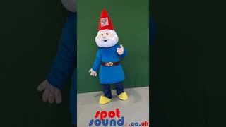 Christmas Gnome Inflatable SPOTSOUND.CO.UK Mascot Costume Suit Cosplay for Christmas Party