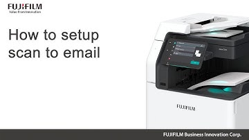 How to setup scan to email