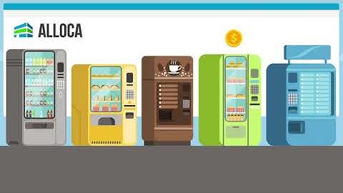 Vending business management by Alloca