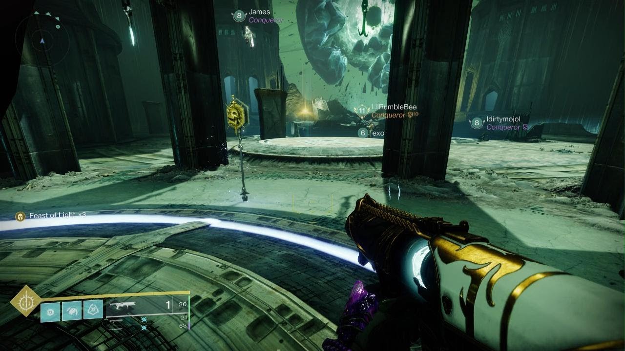Teaching 4 newbies Crota Boss  Fight