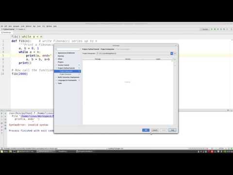 Configuring Available Python Interpreters(python 2.7 - 3.5)