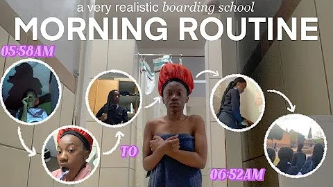 a very realistic boarding school MORNING ROUTINE