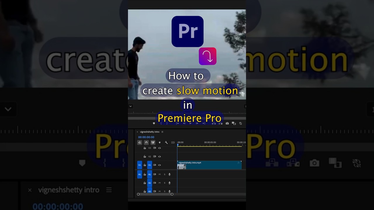 How to Create Super Slow Motion Effect in Adobe Premiere Pro #premierepro #slowmotion #editing