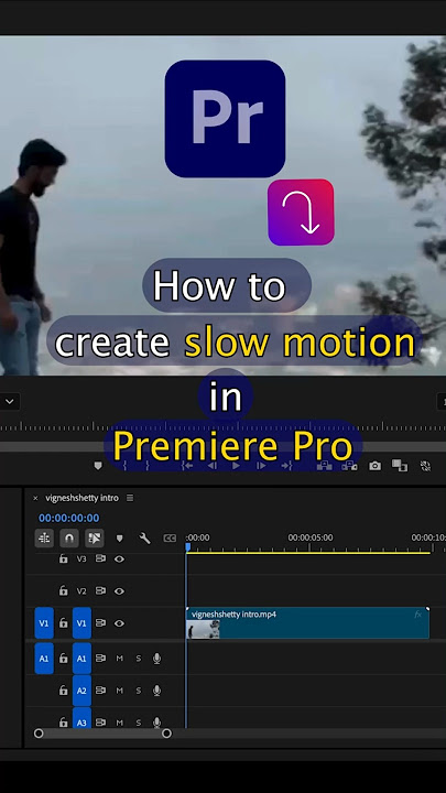 How to Create Super Slow Motion Effect in Adobe Premiere Pro #premierepro #slowmotion #editing