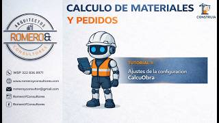 CalcuObra Tutorial 1| Ajustes de funcionamiento screenshot 2