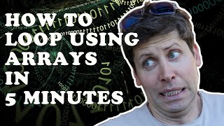 30-Days programming challenge: How to loop using arrays in 5 minutes | Khan Academy ProcessingJS