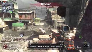 Black Ops Triple Kill Feed L96A1 !!!! (HD)