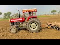 MF 385 tractor ki 18 thali disk per kaisa chalta hay pehlay kn c fasal ugaai thi?