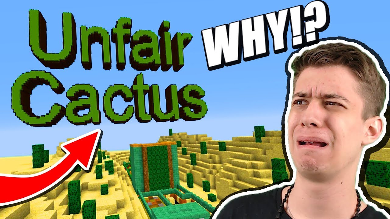 CACTUS JONES IS GONNA GET ME!!! | Unfair Cactus Minecraft Map w/ NickNoClip
