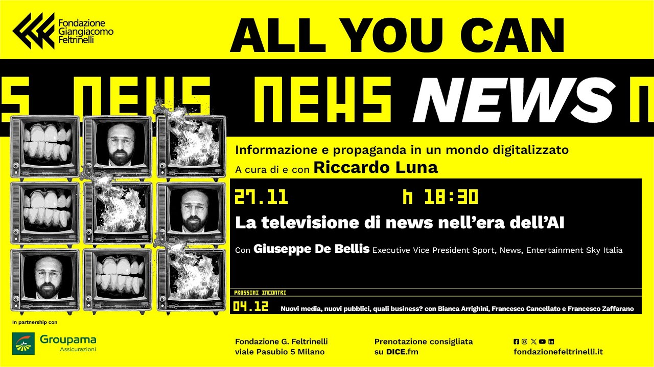 La televisione di news nell’era dell’intelligenza artificiale | All You Can News