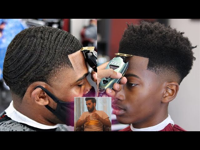 Pin by Marcel on Haircuts | Afro hairstyles men, Fade haircut with beard, Afro  hairstyles