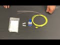 How to ribbonize with corning fiber optic cable