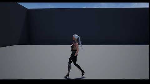 Luna - Unreal Walking Animation Setup