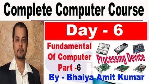 Computer Class Day #6 - कंप्यूटर चलाना सीखें - Basic Computer Course in Hindi #processing