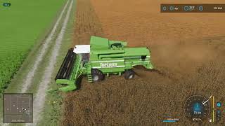 Farming Simulator 22 Без комментариев Уборка сорго на комбайне Deutz Fahr Topliner 4090 HTS