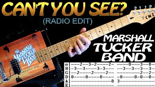 Miniatura de "Marshall Tucker Band Can't You See Guitar Lesson / Guitar Tabs / Tutorial / Chords / Cover + Solo"