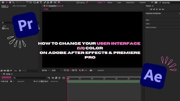 how to change your UI (User Interface) color on After Effects | step by step tutorial