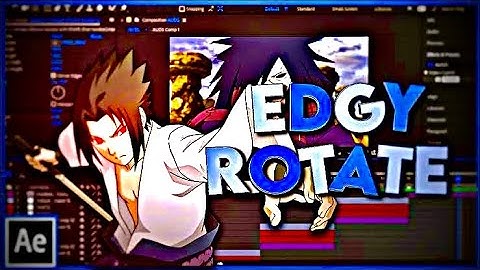 Edge rotation like @XenozEdit |Tutorial after effects | must watch