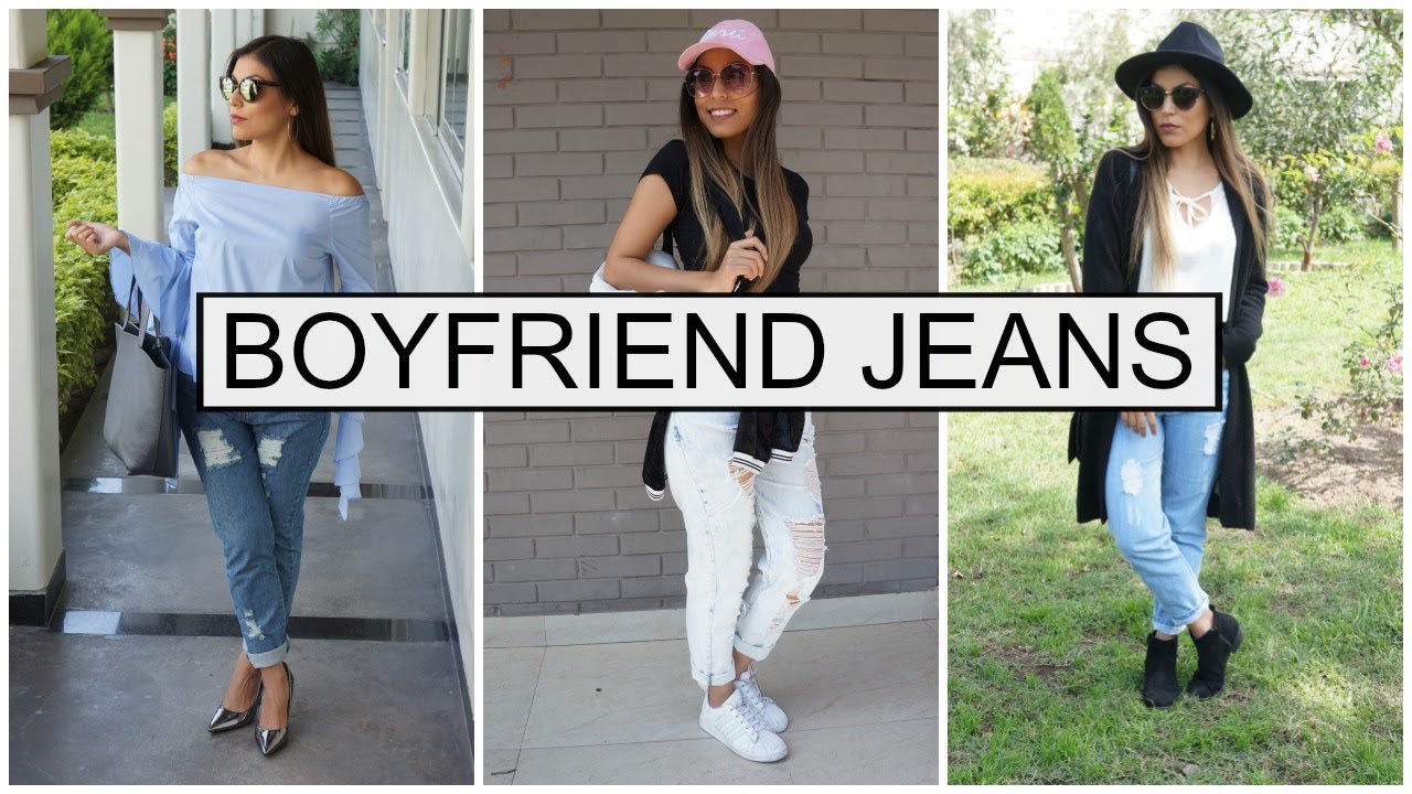 CÓMO BOYFRIEND JEANS l 3 Outfits ]