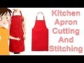 Kitchen Apron Cutting And Stitching | DIY - Tailoring With Usha Kitchen Apron Cutting And Stitching | DIY - Tailoring With Usha