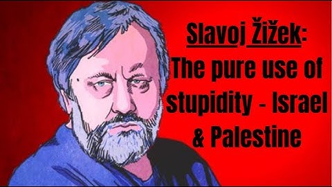 Slavoj Žižek: Het pure gebruik van domheid - Israël en Palestina