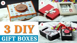 Gift box: how to make box with paper | handmade ideas