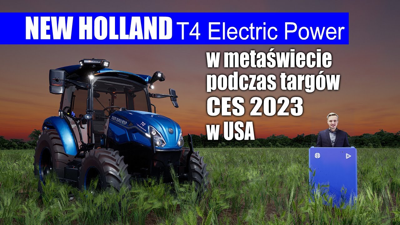 maxresdefault Marka CNH Industrial New Holland przenika do metaświata podczas targów CES 2023 w USA