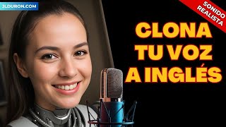 ▷ CLONA tu VOZ con IA en PERFECTO INGLÉS - Mejor que ElevenLabs - TTS - Inteligencia Artificial