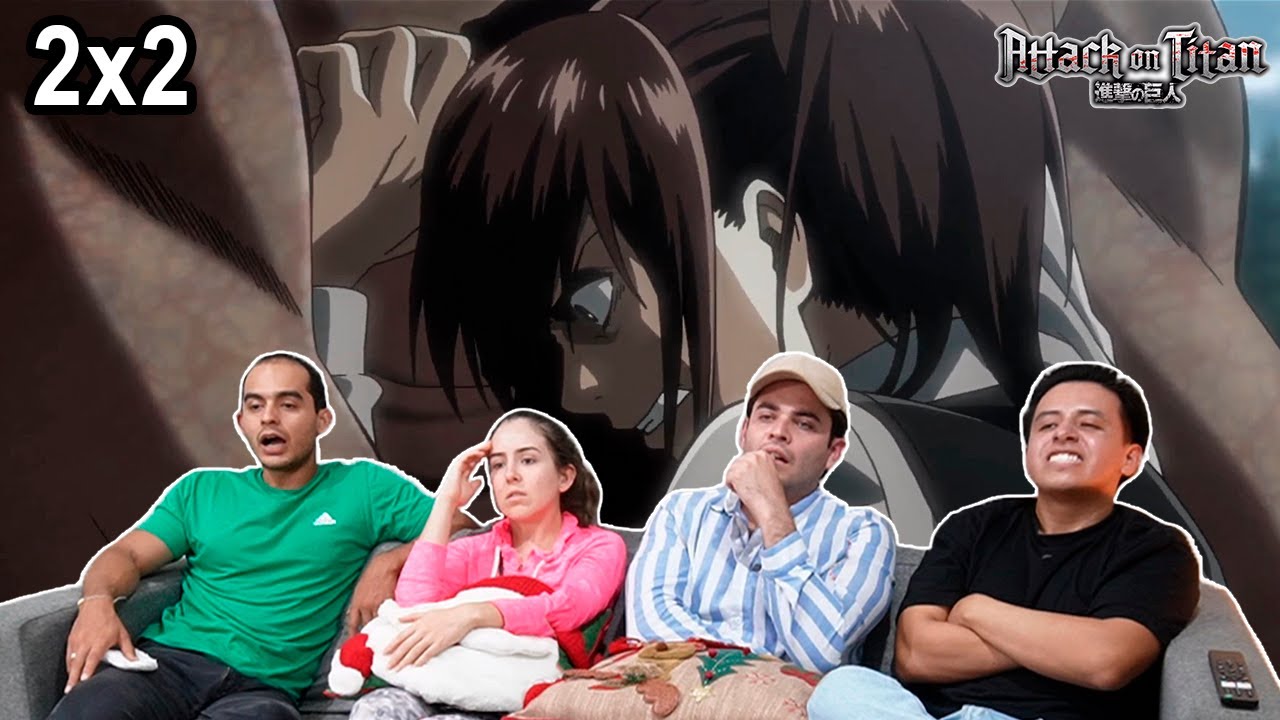 Sasha!? Convencí a mis Amigos Haters de ver Attack on Titan 2x2 | Reacción/Discusión