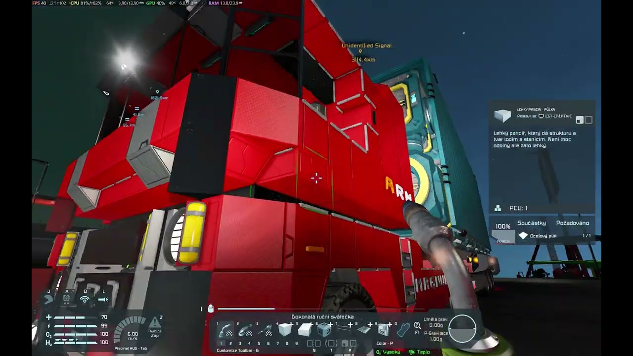 Space Engineers S1E83 - Yes, it's been a long time. Trees grew on the tracks. :-)