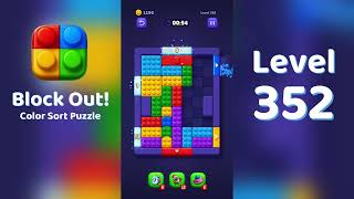 Block Out Level 352 Walkthrough 🧩 | All Levels Solution | Mini Boss