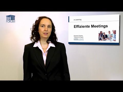 e-Learning: Effiziente Meetings