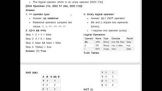 ICSE class 10th  Computer Application SHEET 3 - OPERATORS
