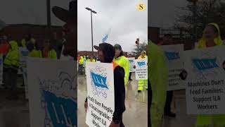 ILA dockworkers begin strike