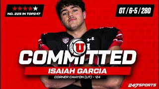 WATCH: 4-star OT Isaiah Garcia commits to Utah