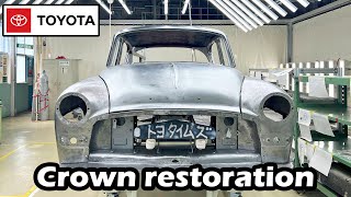 Toyota Crown restoration - Body, Engine & Transmission Assembly
