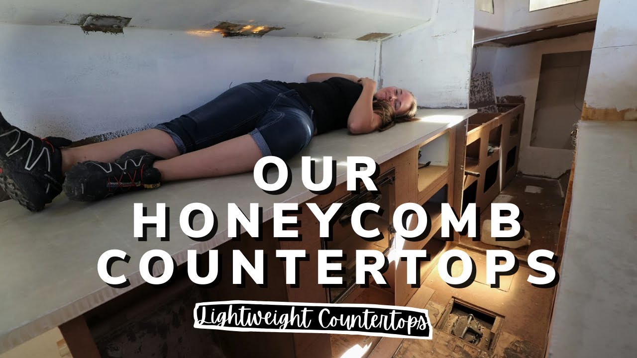 HONEY COMB COMPOSITE COUNTER TOPS!? | YACHT REBUILD WEEK 13