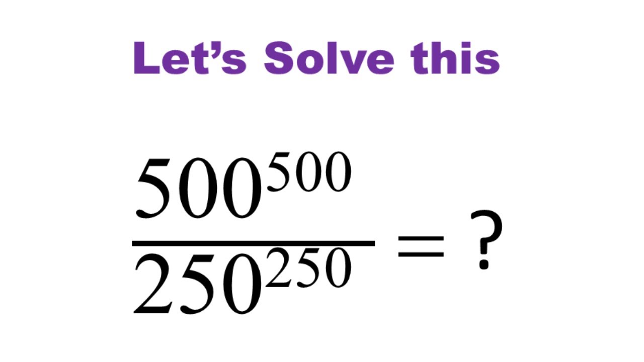Let's simplify this very interesting problem of Mathematics!!! - YouTube