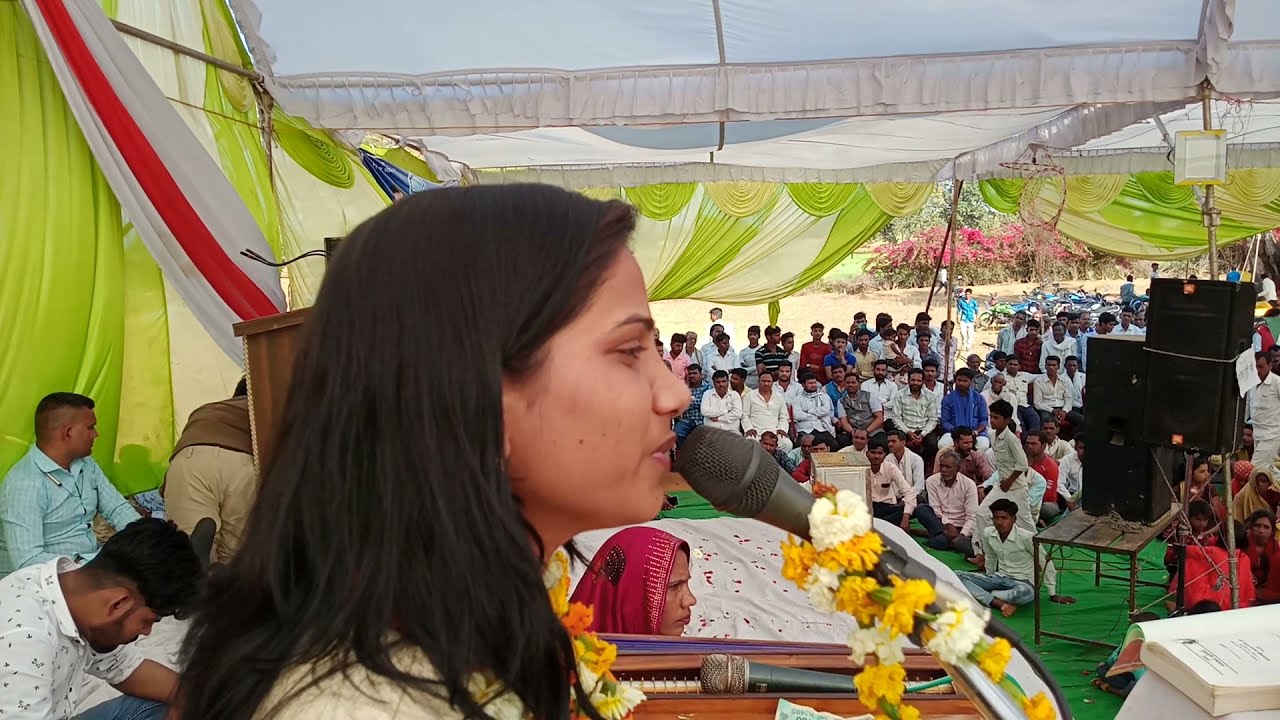 अहिंसक के जन्म की गाथा सुनने उमड़ा जनसैलाब कथा वाचिका अंजली बौद्ध जी द्वारा