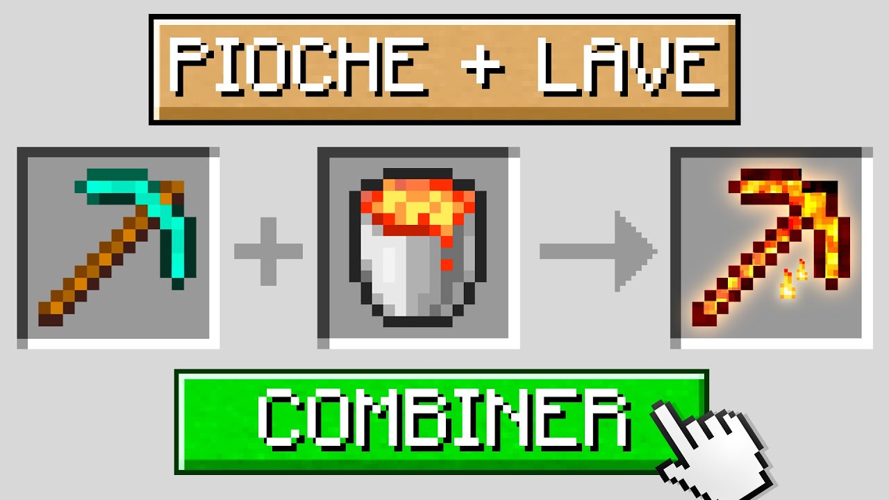 Je peux COMBINER les ITEMS !