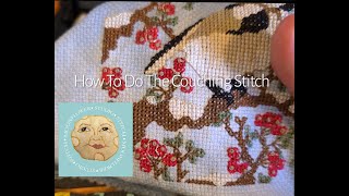 HOW TO DO COUCHING STITCH