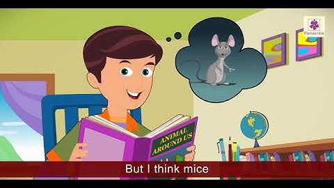 Mice  - Kids Poem | English Animated Poem For Children | Periwinkle