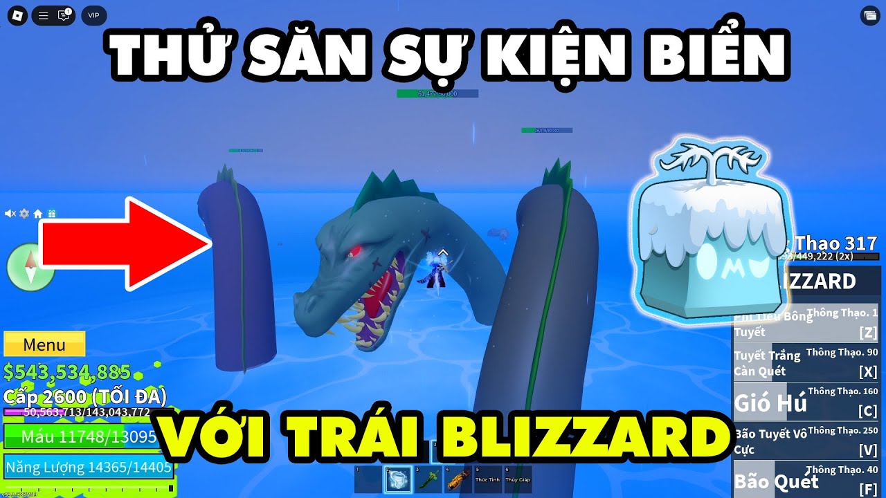 Попробуйте поохотиться на событие Blizzard Beach || Blox Fruits!