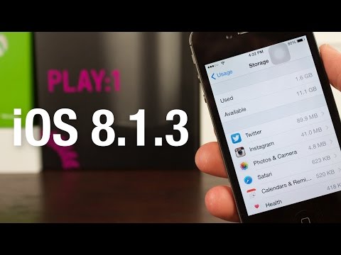 iOS 8.1.3: Less Storage Required to Update & More!